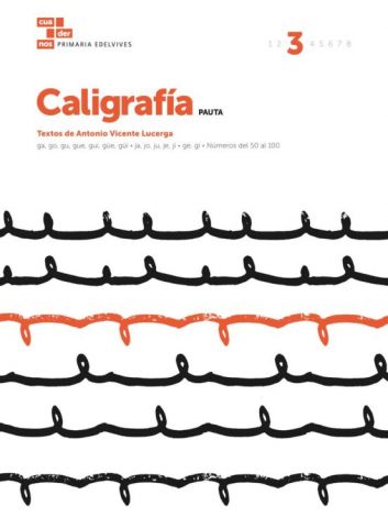 Cuaderno de caligrafía con PAUTA nº 3