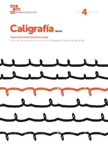 Cuaderno de caligrafía con PAUTA nº 4